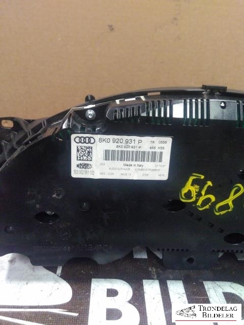 Instrumentpanel til Audi A4 2007-2014 (Type IV) (B8) (B8) (8K0920931P|)