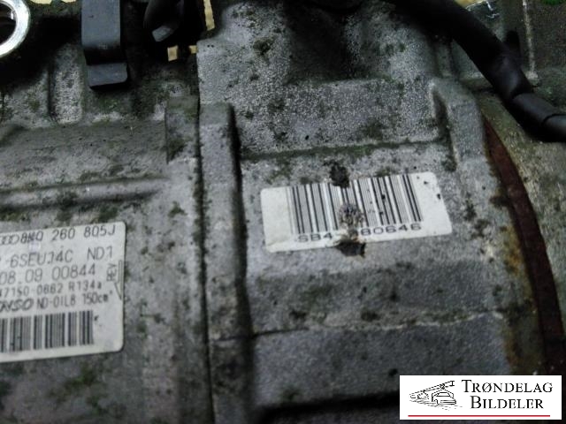 Aircondition kompressor til Audi A5 2007-2016 (Type I)  (DENSO|4G0 260 805 B|4F0260805AJ|89513|4G0260805B|8E0260805AS|8K0260805J)