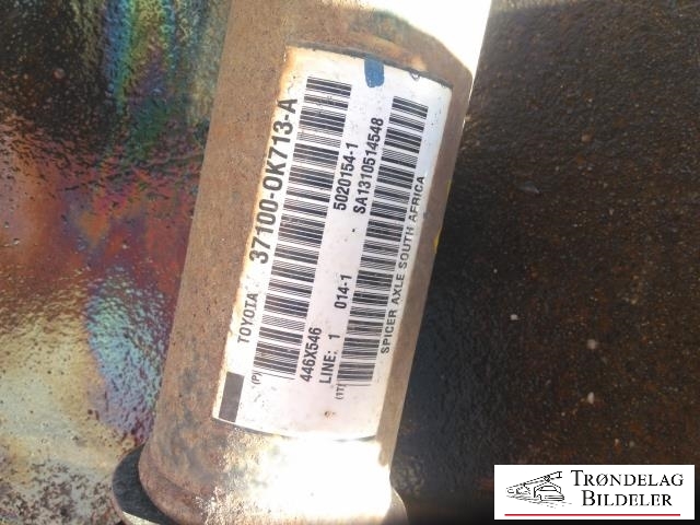Mellomaksel bakre til Toyota Hilux 2012-2016 (371000K713A|SA1310514548|)