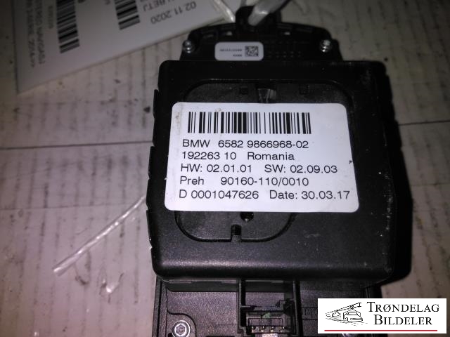 Bilstereo navigasjon betjeningspanel til BMW 2-Serie, Active/Gran Tourer 2014-->> (F45/F46) (F45/F46) (BMW|9866968-02|)
