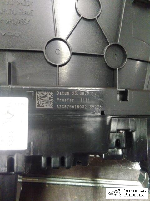 Instrumentpanel til Mercedes X-Klasse 2017-2020  (VDO|A4709006802|ZGS001Q01|A2C875618032139278)