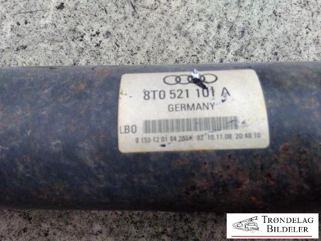 Mellomaksel til Audi A5 2007-2016 (Type I) (8T0 521 101 A|)