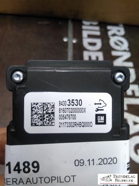 Kamera til Opel Ampera-e 2017-->> (Type II)  (84303530|8160702000000X|005476700)