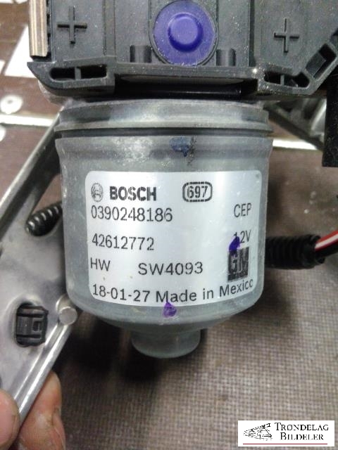 Viskermotor foran venstre til Opel Ampera-e 2017-->> (Type II)  (BOSCH|0390248186|42612772|)