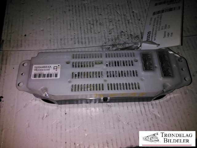 Varmeapparat betjening til Mitsubishi Outlander 2012-2015 (Type III, Fase 1)  (7820A468XA|CAB502A040F|)