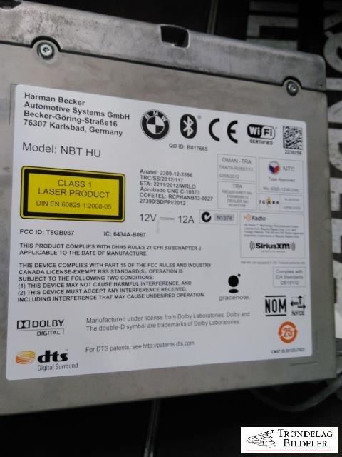 Bilstereo navigasjon spiller til BMW i3 2013-2022  (682678601|)