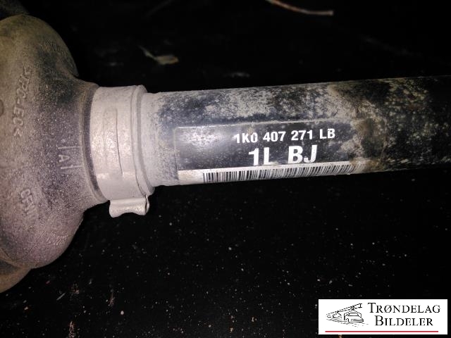 Drivaksel venstre foran, bensin/automat til VW Golf VII 2012-2017 (Fase 1)  (1K0 407 271 LB|)