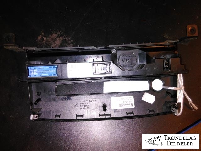 Varmeapparat betjening til BMW 5-Serie 2003-2010 (E60/E61) (E60/E61) (6411 6956827-01|)