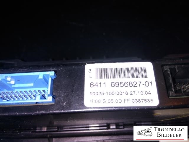 Varmeapparat betjening til BMW 5-Serie 2003-2010 (E60/E61) (E60/E61) (6411 6956827-01|)