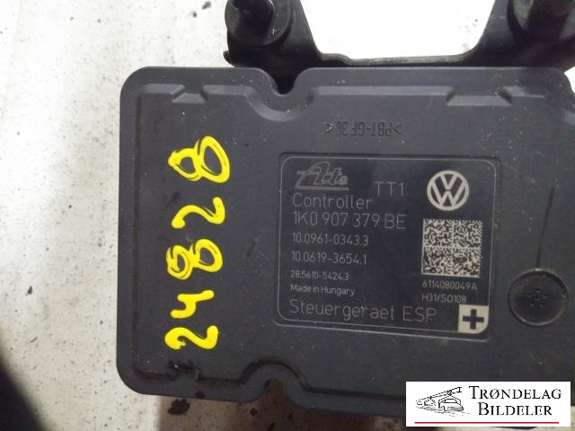 ABS sentral til VW Caddy 2010-2015 (Type III, Fase 2)  (ATE|1K0 907 379 BE|)