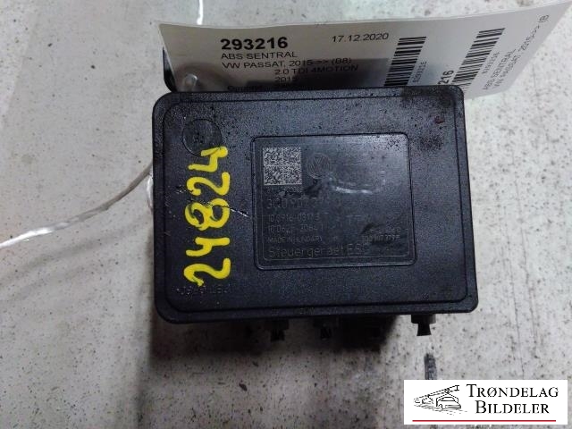 ABS sentral til VW Passat, 2015-2019 (Fase 1) (B8) (B8) (ATE|3Q0 907 379Q)