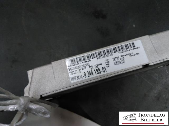 Bilstereo diverse til BMW X3 2010-2017 (F25) (F25) (BMW|84.10 - 9244188-01|)