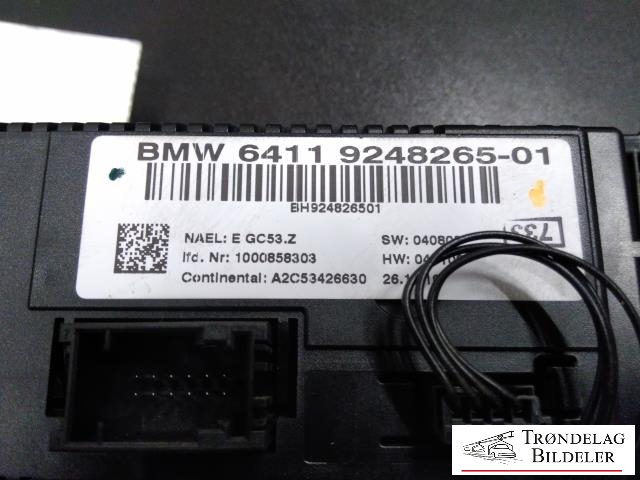 Varmeapparat betjening til BMW X3 2010-2017 (F25) (F25) 