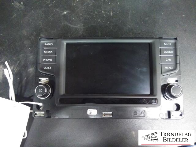 Multimedia display (MCU - Media Controller Unit) til VW Golf VII, 2012-2017 (Fase 1)  (VW|3G0 919 605 B)