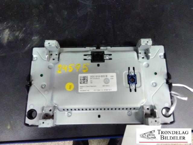 Multimedia display (MCU - Media Controller Unit) til VW Golf VII 2012-2017 (Fase 1) (VW|3G0 919 605 B|A2C93427100|)