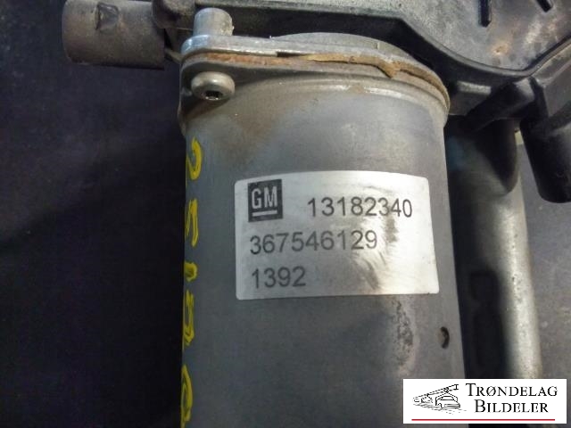 Viskermotor frontrute komplett m/overføring til Opel Corsa D 2006-2014 (GM|13182340|367546129|)
