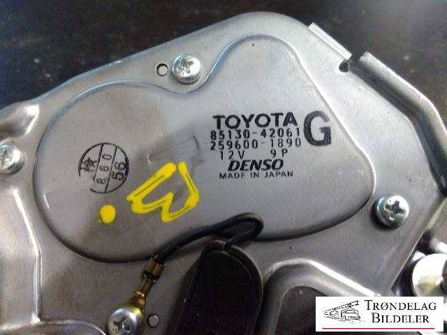 Viskermotor bakrute til Toyota RAV4 2009-2013 (Type III, Fase 2) (DENSO|85130-42061|259600-1890|)