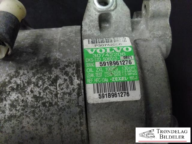 Aircondition kompressor til Volvo XC70 2005-2007 (Type I, Fase 2)  (VOLVO|8708581|)