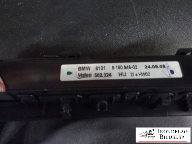 Varmeapparat betjening til BMW X5 2007-2013 (E70) (E70) (VALEO|9193966-01/Q|9180946-02|)