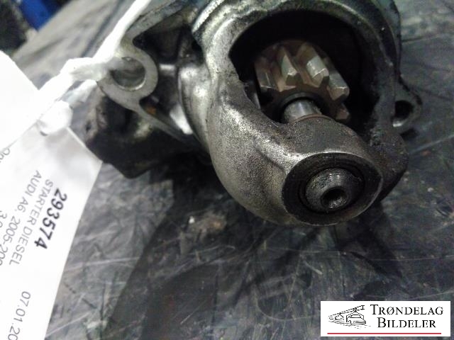 Starter diesel til Audi A6 2005-2008 (Type III, Fase 1) (C6) (C6) (BOSCH|0001109258|059911024|)