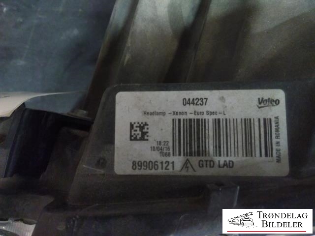 Frontlykt venstre xenon til Land Rover Discovery 2005-2009 (Type III) (VALEO|89906121|)