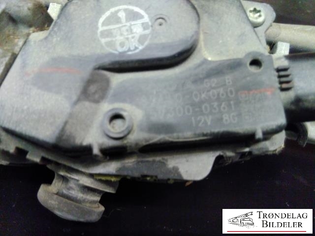 Viskermotor frontrute komplett m/overføring til Toyota Hilux 2006-2011 (TOYOTA|85110-0K060|59300-0361|)