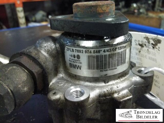 Servo pumpe mekanisk til BMW 3-Serie 2005-2011 (E90/E91/E92/E93) (E90/E91/E92/E93) (BMW|7692 974 546|)