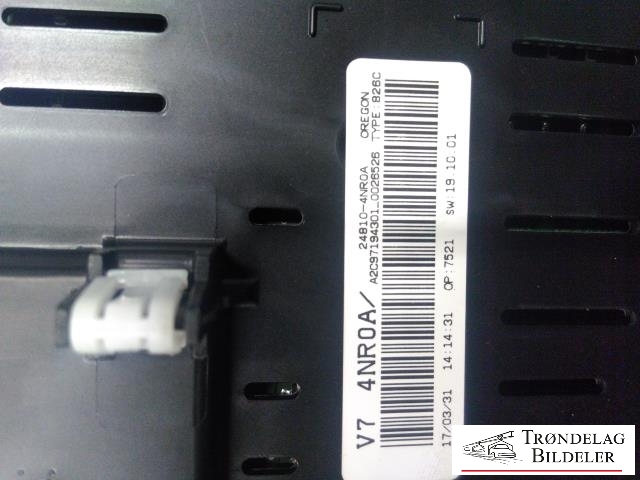 Instrumentpanel til Nissan Leaf 2011-2017 (Type I) (OREGON|24810-4NR0A|)