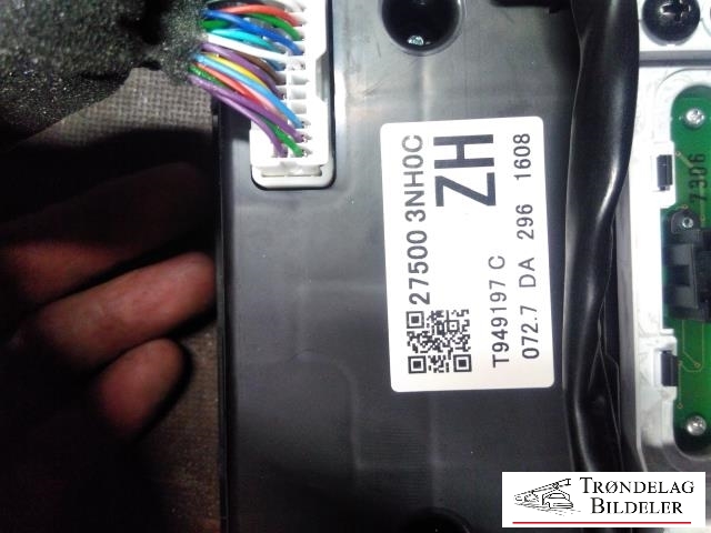 Varmeapparat betjening til Nissan Leaf 2011-2017 (Type I) (27500-3NH0C|)