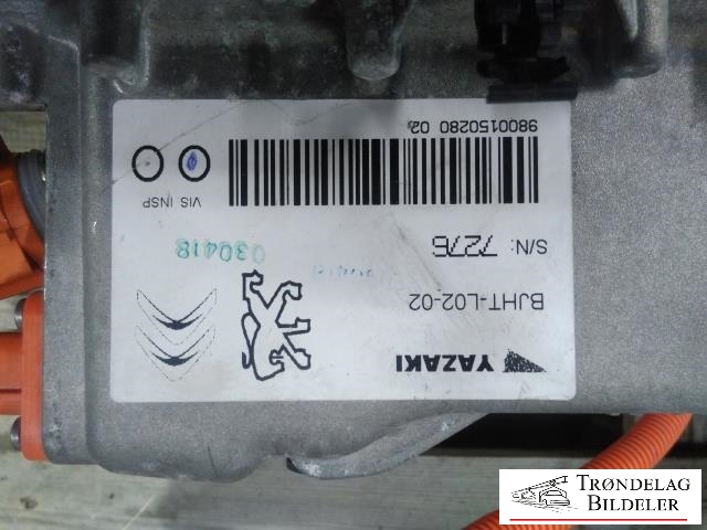 Motor power controller elbil (EPCU/PDM) til Peugeot Partner 2015-2019 (Type II, Fase 2) (YAZAKI|BJHTL0202|S/N: 7276|)