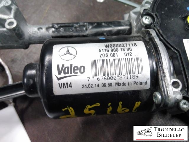 Viskeroverføring til Mercedes A-Klasse 2012-2018 (W176) (W176) (VALEO|W000027118|A1769061800|ZGS001012)