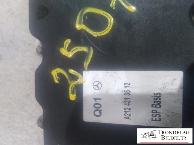 ABS sentral til Mercedes E-Klasse 2009-2013 (Fase 1) (W212) (W212) (BOSCH|0265951614|A2124313512|240910)