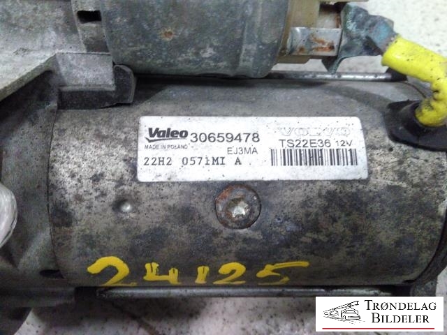 Starter diesel til Volvo V40 2012-2019  (VALEO|30659478|)