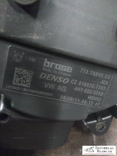 Varmeapparat motor til Audi A6, 2011-2014 (Type IV, Fase 1) (C7) (C7) (DENSO|7737081503)