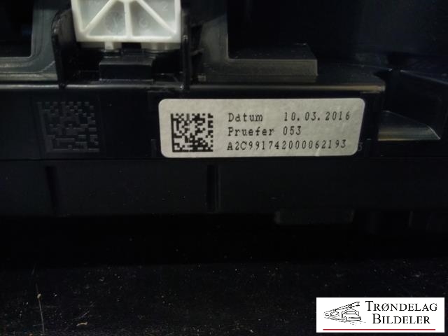 Instrumentpanel til Audi A3 2012-2016 (Type III, Fase 1)  (8V0 920 872 J|)