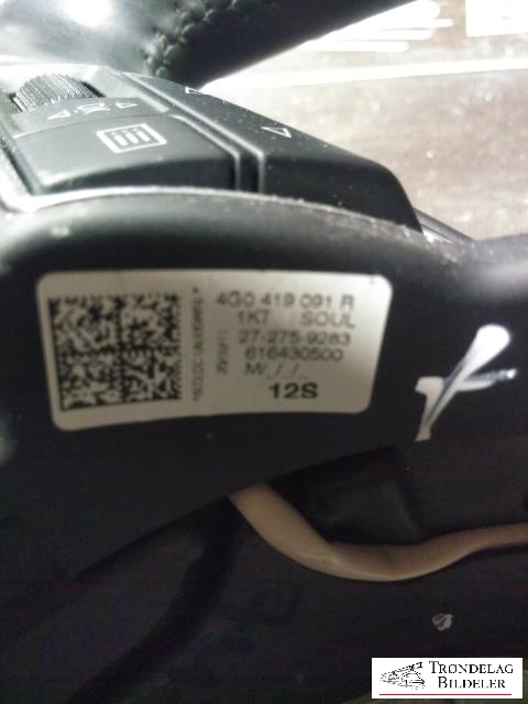 Ratt til Audi A6, 2011-2014 (Type IV, Fase 1) (C7) (C7) (4G0 419 091 R)