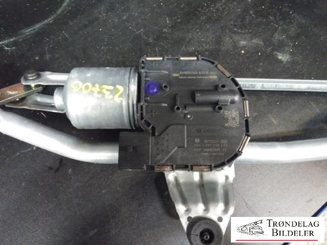 Viskermotor frontrute komplett m/overføring til Audi A3 2012-2016 (Type III, Fase 1)  (BOSCH|3 397 021 623|8V1 955 023D|)