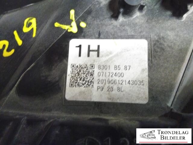 Frontlykt venstre halogen til Mitsubishi ASX 2010-2019  (8301B587|P9135L|P9238)