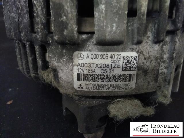 Dynamo diesel til Mercedes Vito 2014-->> (W447) (W447) (MITSUBISHI|A 000 906 40 22|A003TX2081ZE|)