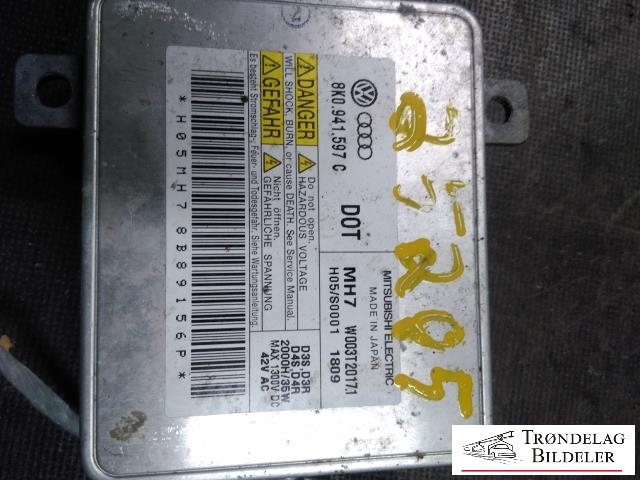 Styreenhet xenon/ballast til Audi A6, 2011-2014 (Type IV, Fase 1) (C7) (C7) (8K0941597C)
