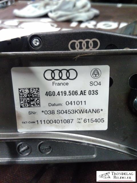 Rattaksel til Audi A6, 2011-2014 (Type IV, Fase 1) (C7) (C7) (4G0419506AE03S)