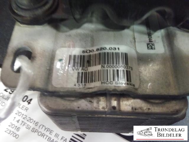 Varmeapparat diverse til Audi A3 2012-2016 (Type III, Fase 1) (5Q0 820 031|)
