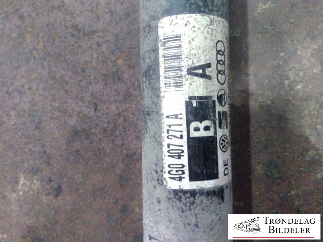 Drivaksel venstre bak, diesel/automat til Audi A6, 2011-2014 (Type IV, Fase 1) (C7) (C7) (4G0407271A)