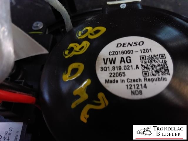 Varmeapparat motor til VW Passat 2015-2019 (Fase 1) (B8) (B8) (DENSO|CZ016060-1201|3Q1 816 021 A|)