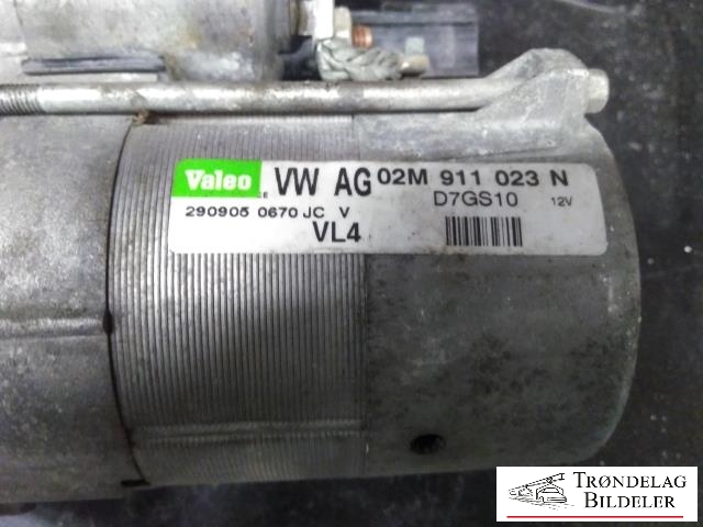 Starter diesel til VW Golf V, Combi 2003-2008 (VALEO|02M 911 023N|)