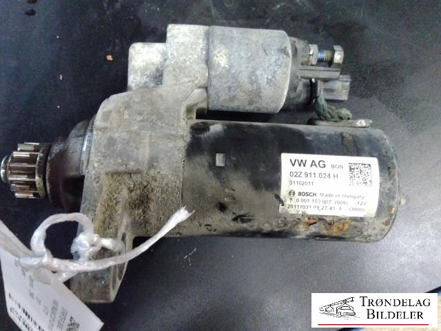 Starter diesel til VW Passat, 2011-2015 (B7) (B7) (BOSCH|02Z 911 024H)
