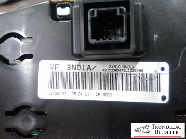 Instrument kjørecomputer til Nissan Leaf, 2011-2017 (Type I)  (24810-3ND1A)