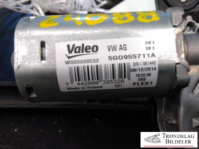 Viskermotor bakrute til VW Passat 2015-2019 (Fase 1) (B8) (B8) (VALEO|5G0 955 711 A|)