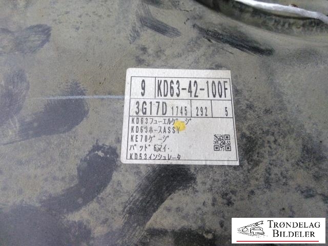 Dieseltank til Mazda CX-5 2012-2017 (Type I) (KD63-42-110D|)