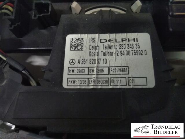 Taklyspanel til Mercedes R-Klasse 2006-2013 (W251) (W251) (DELPHI|A 251 820 67 10|280 346 35|)